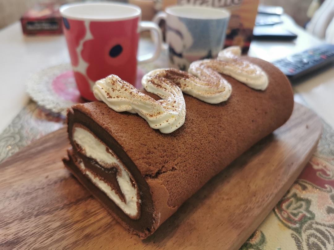 让人欲罢不能的“摩卡海盐蛋糕卷”