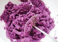 椰香南瓜紫薯糯米糍的做法 步骤1