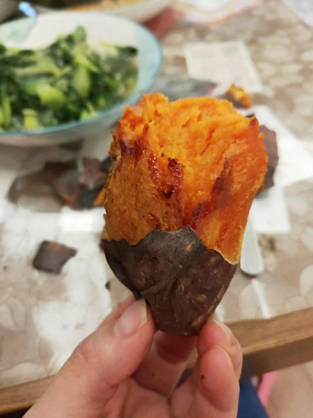 烤箱烤红薯