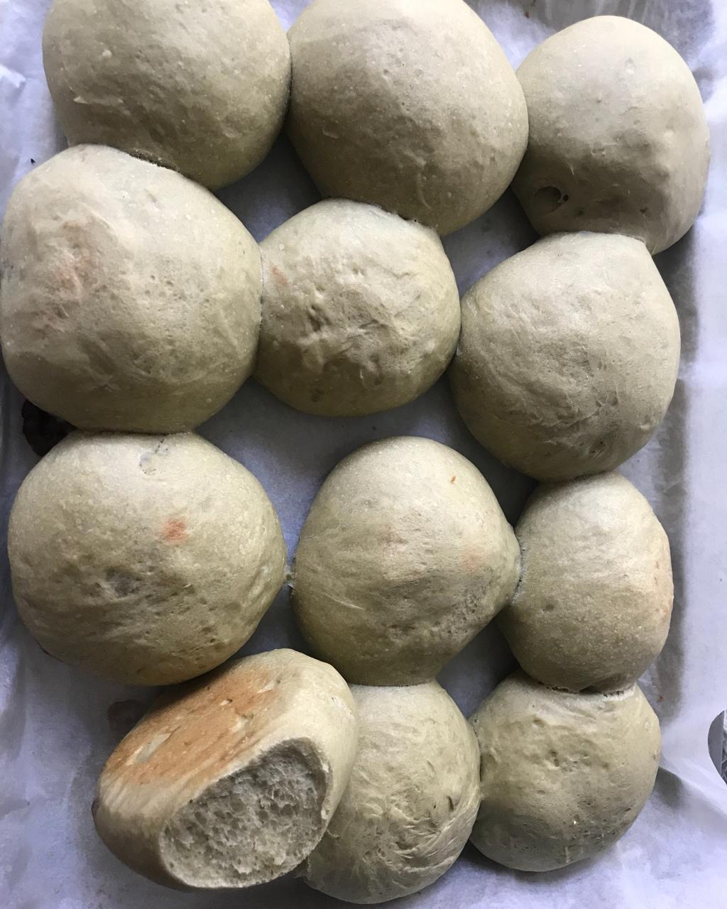 抹茶红豆面包