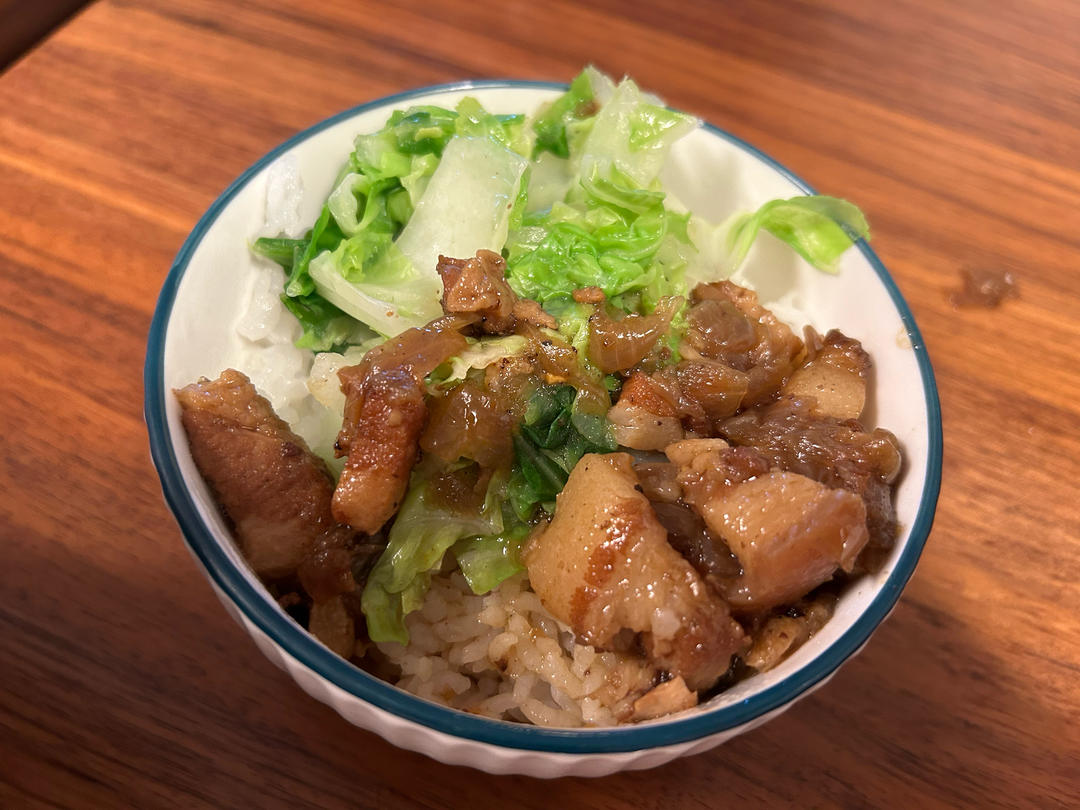 【台式卤肉饭】最地道的卤肉饭，4步就搞定！