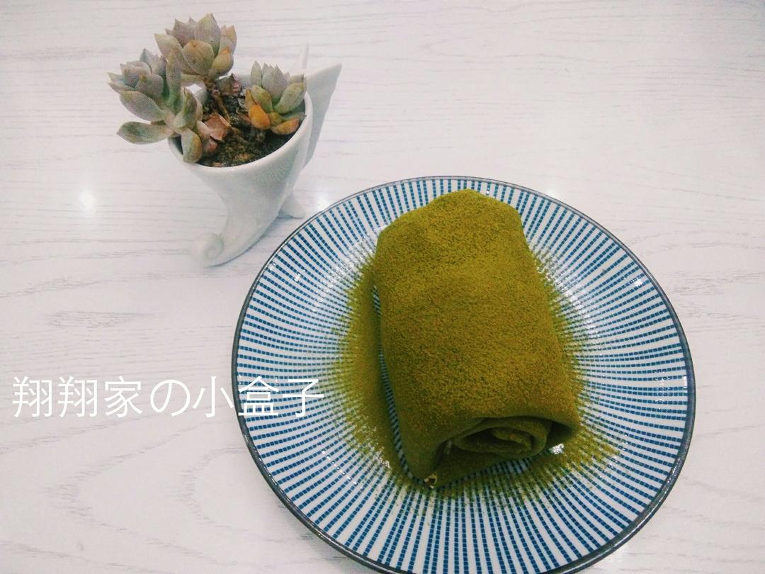 抹茶千层毛巾卷