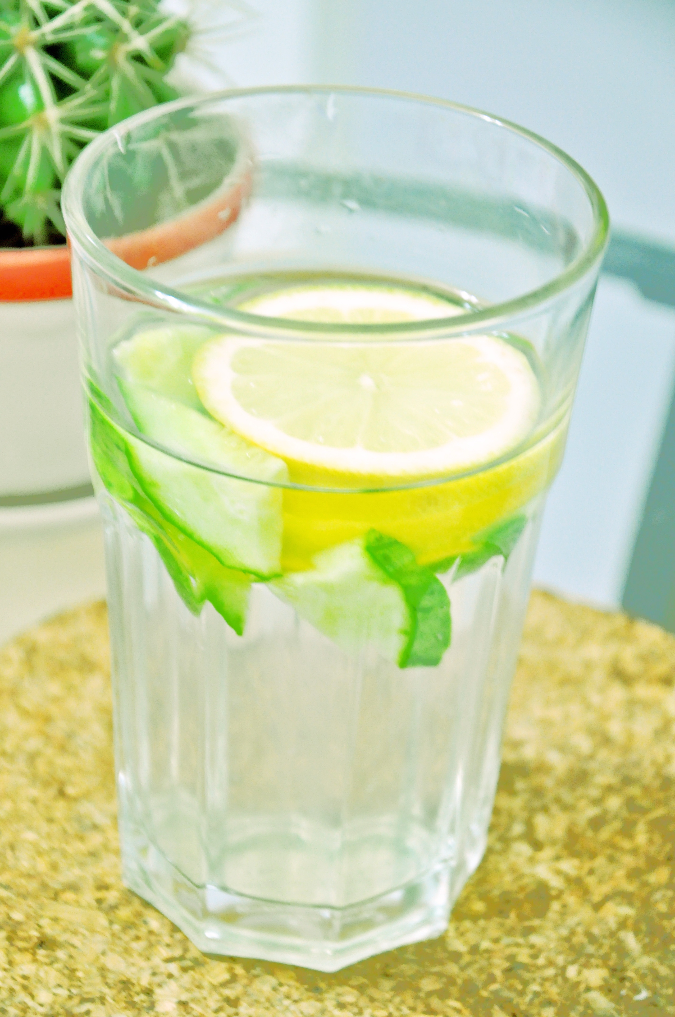 黄瓜柠檬水