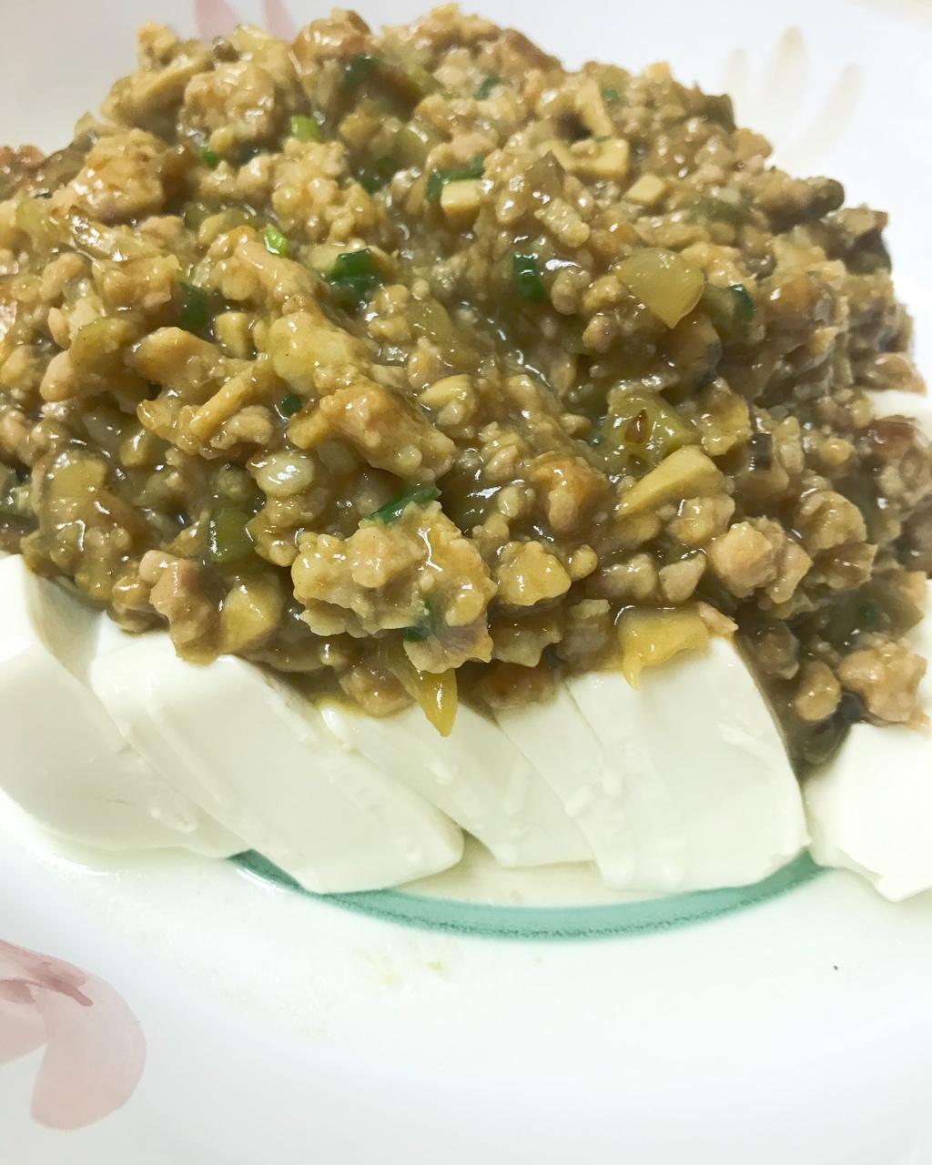 肉末蒸豆腐