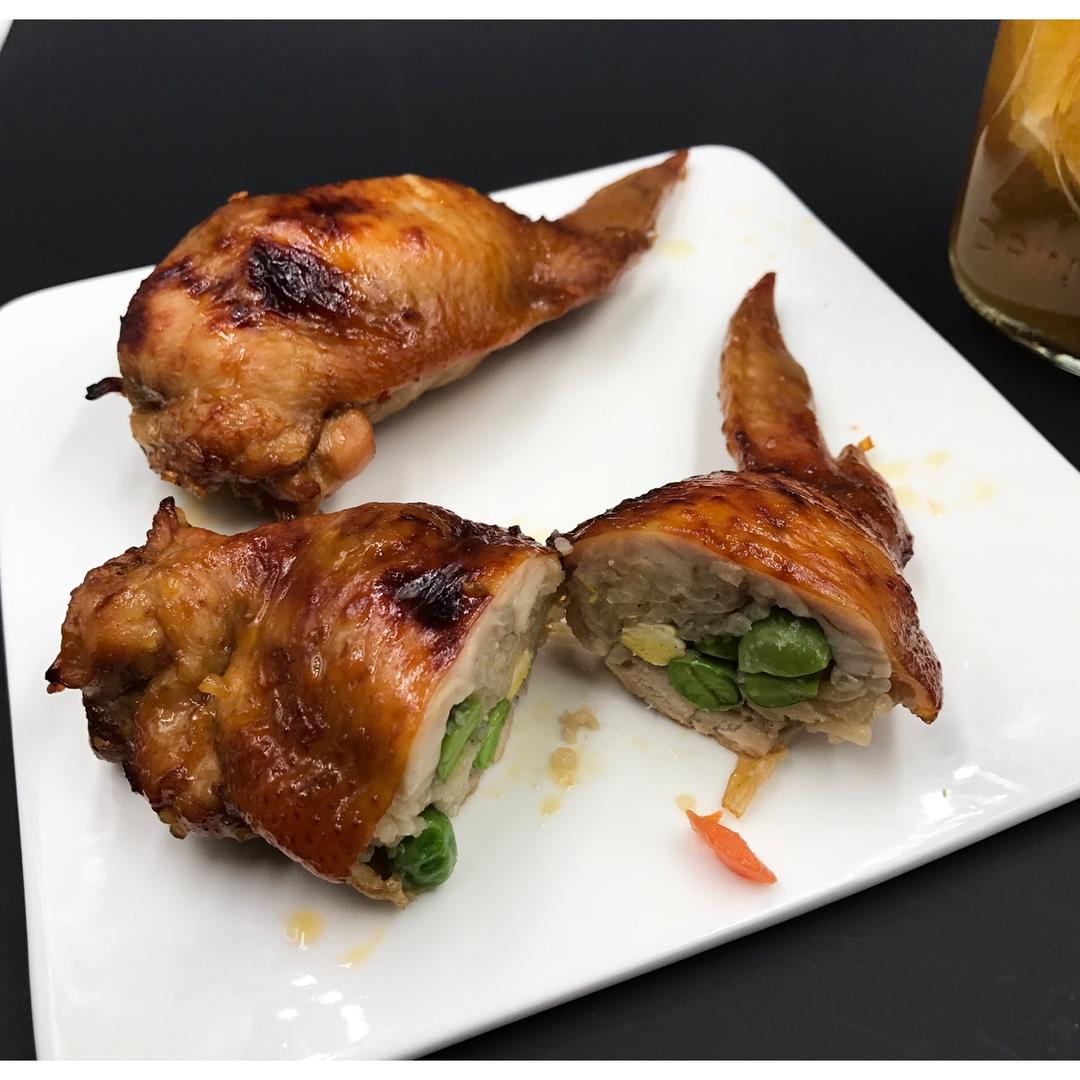 鬼煮意做的鸡翅包饭附去骨详图