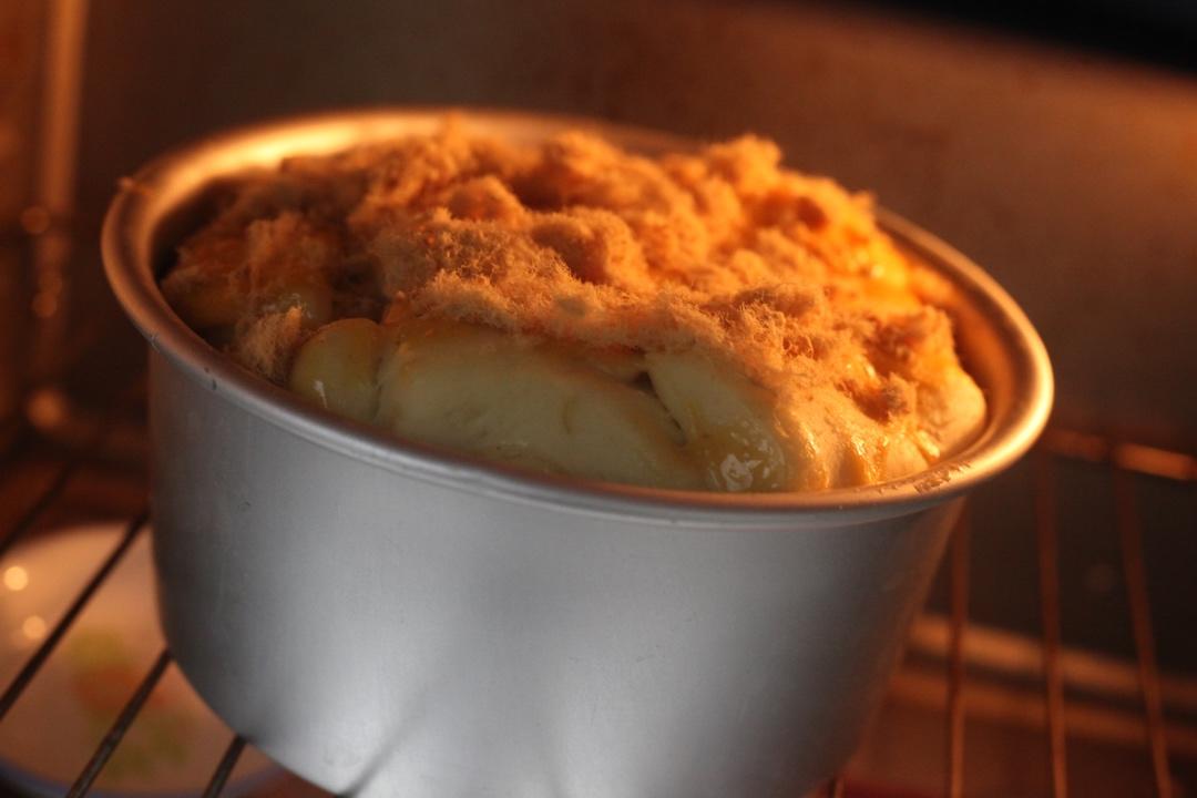 肉松手撕面包—超软会爆浆的面包哟