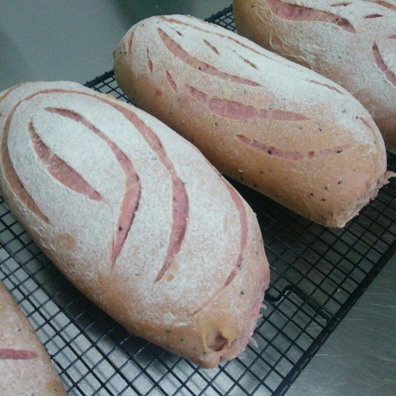 火龙果麻薯软欧