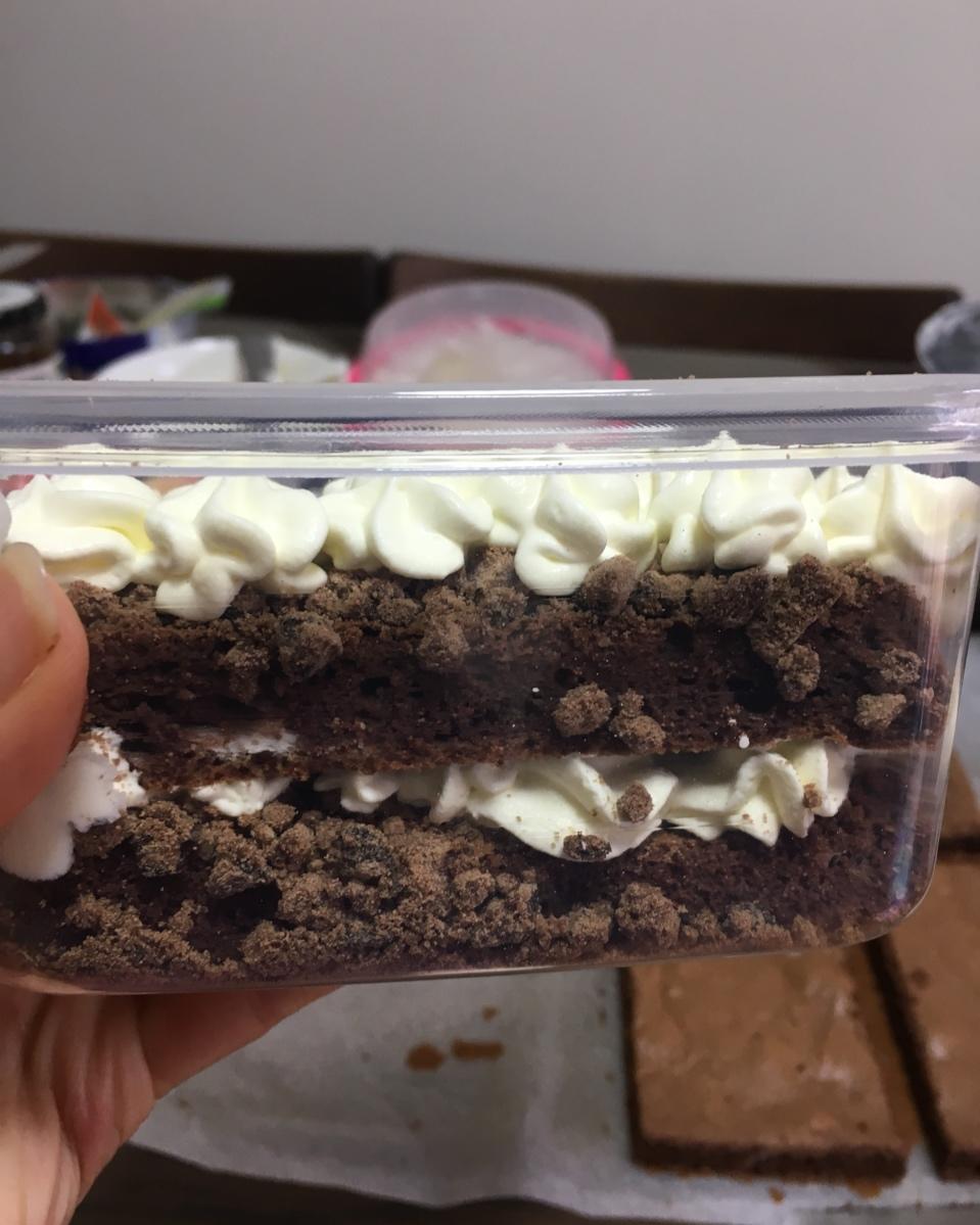 低糖不腻的奥利奥咸奶油蛋糕盒子