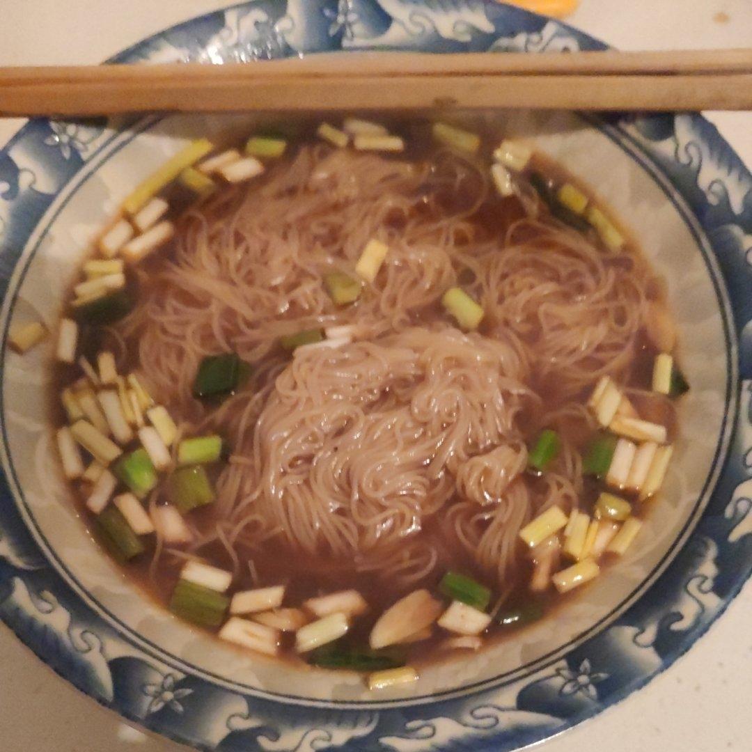 葱油小面～汤都喝光