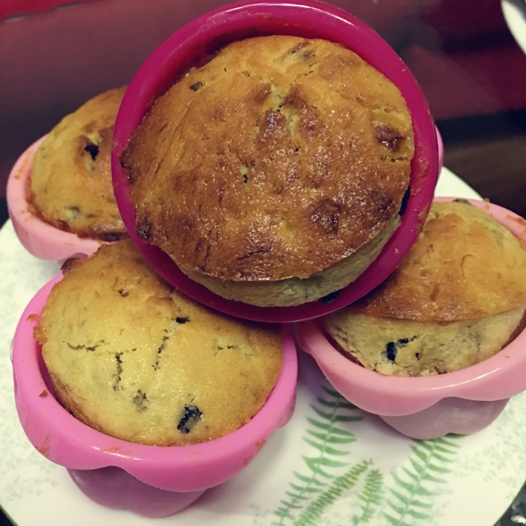 【曼食慢语】香蕉杯子蛋糕