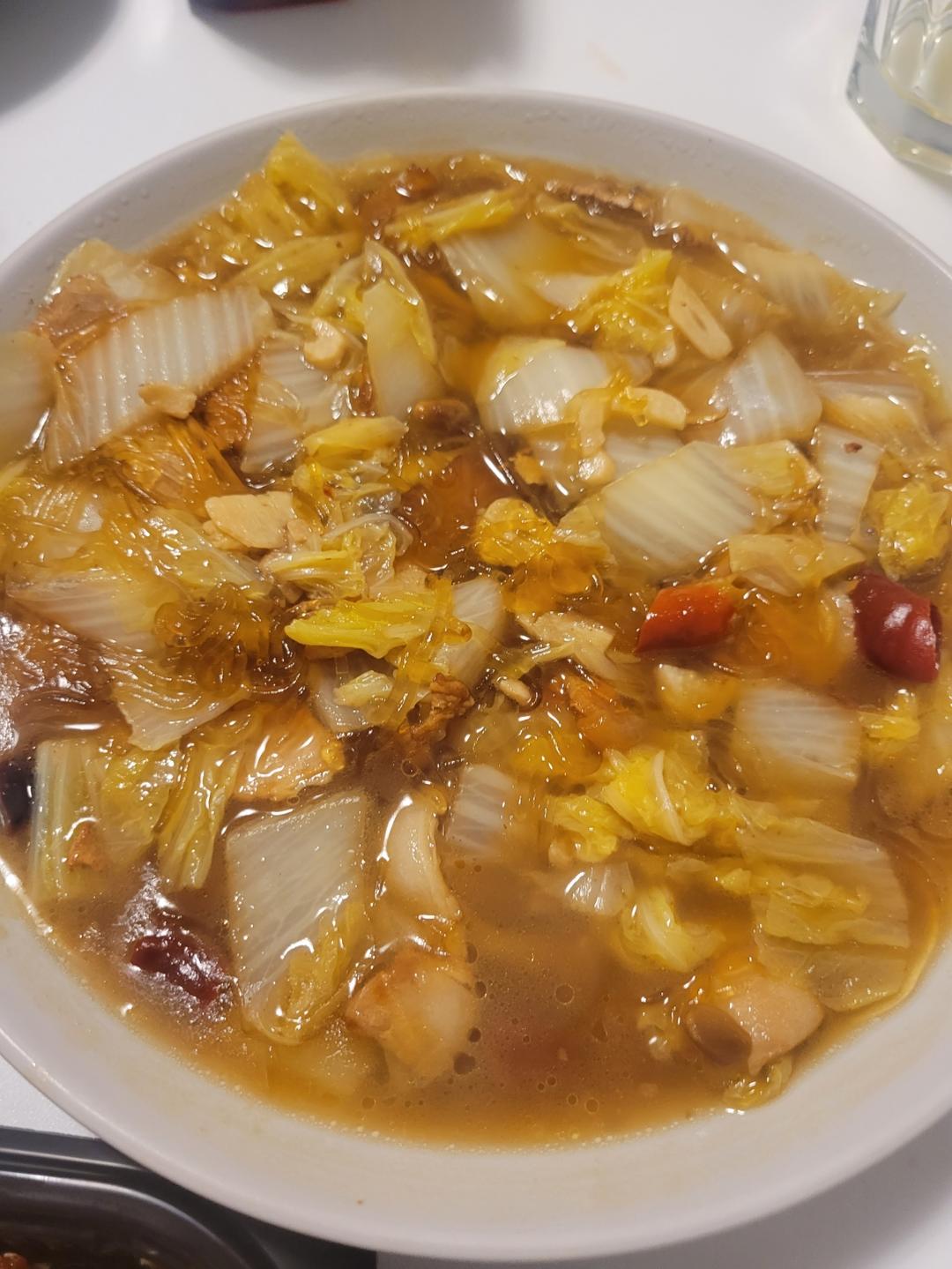 猪肉白菜炖粉条