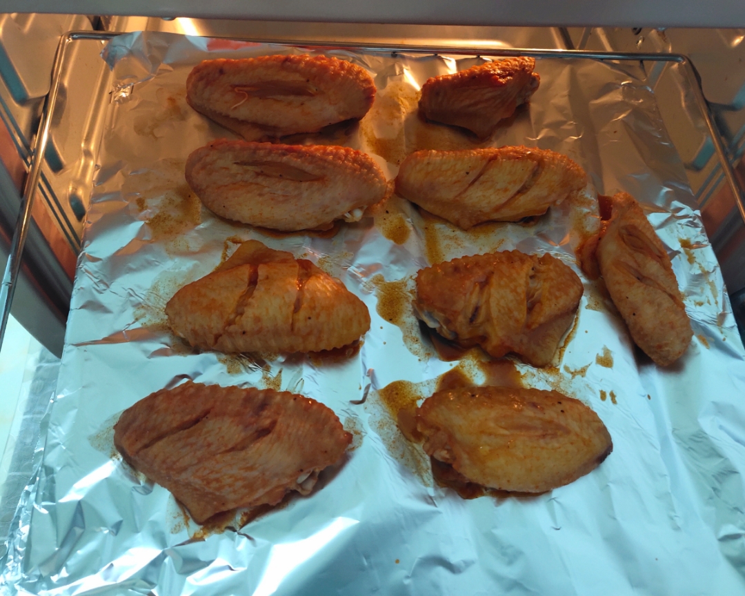 奥尔良烤鸡翅🌻烤箱版的做法 步骤3