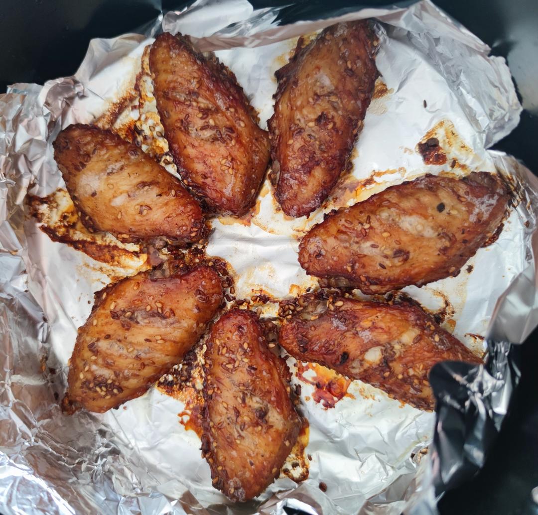 空气炸锅烤鸡翅的做法