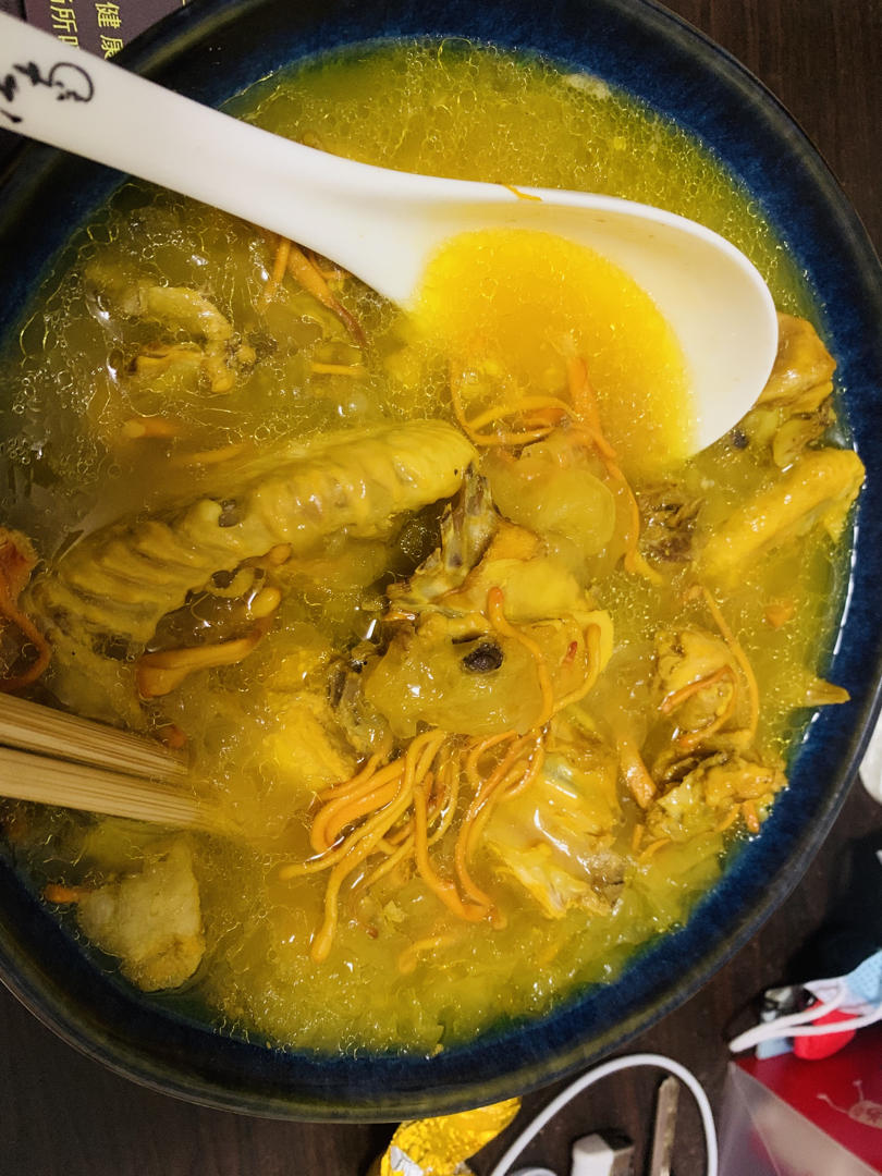 🌸虫草花鸡汤🐔