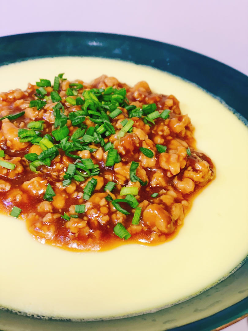 巨好吃又营养的肉末水蒸蛋