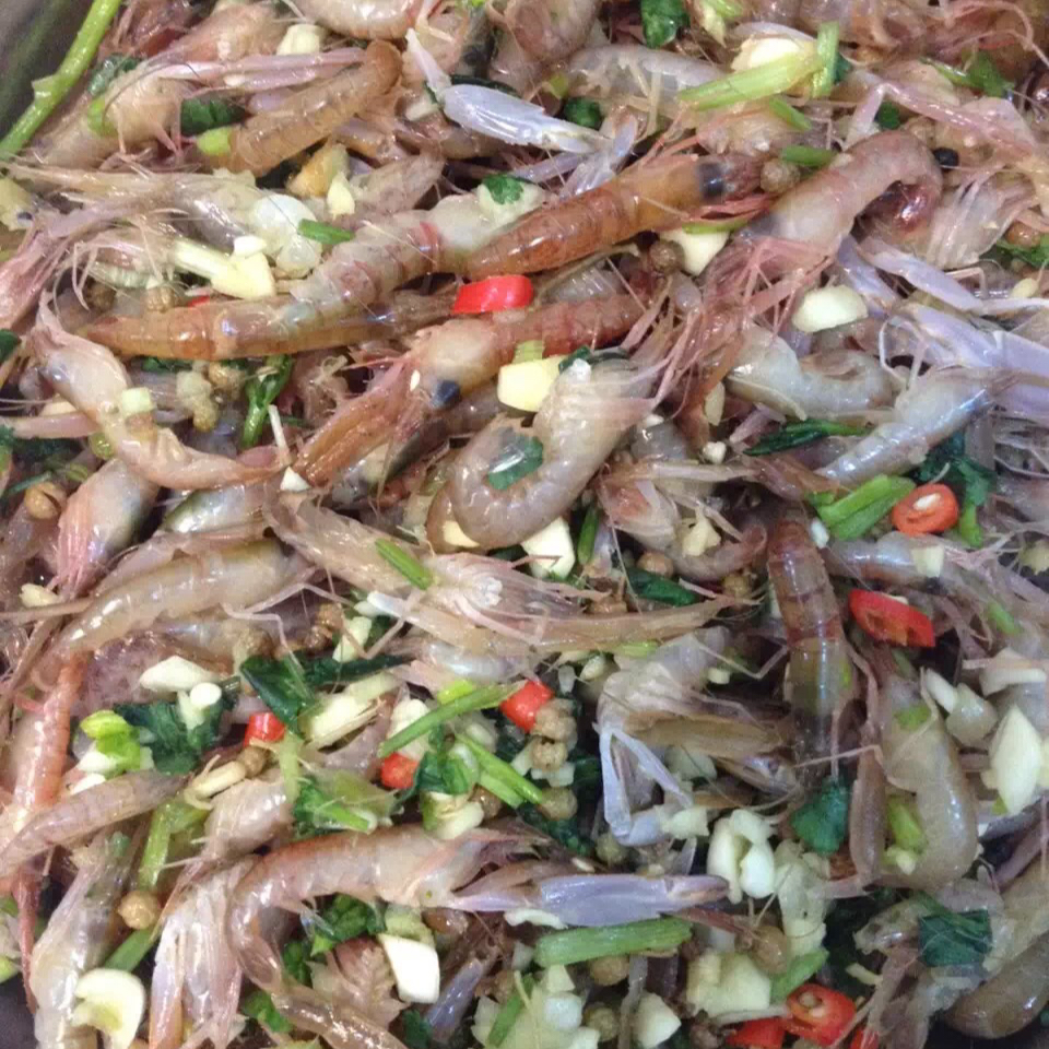 生拌嘎巴虾