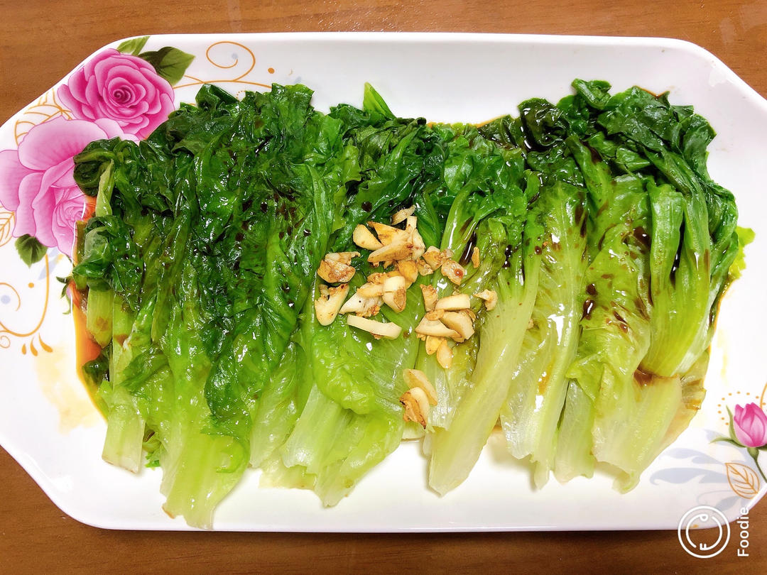 白灼生菜