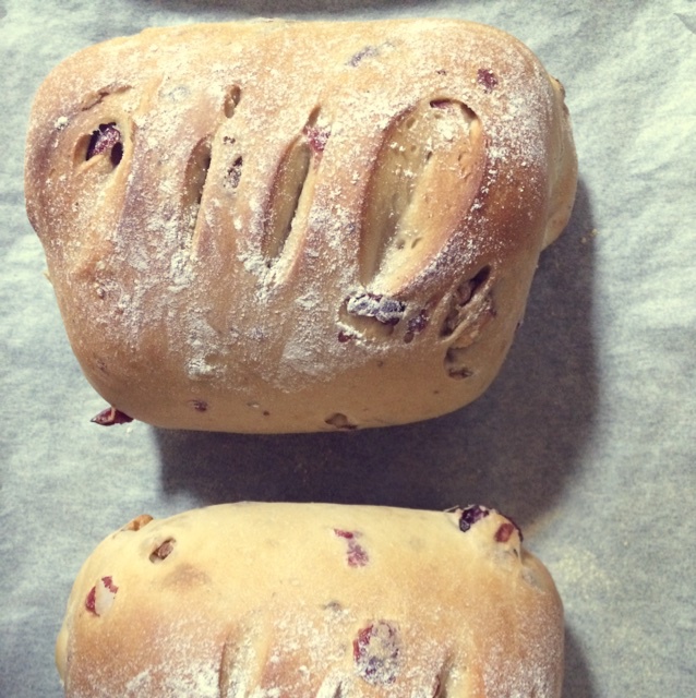 蔓越莓全麦黑糖面包