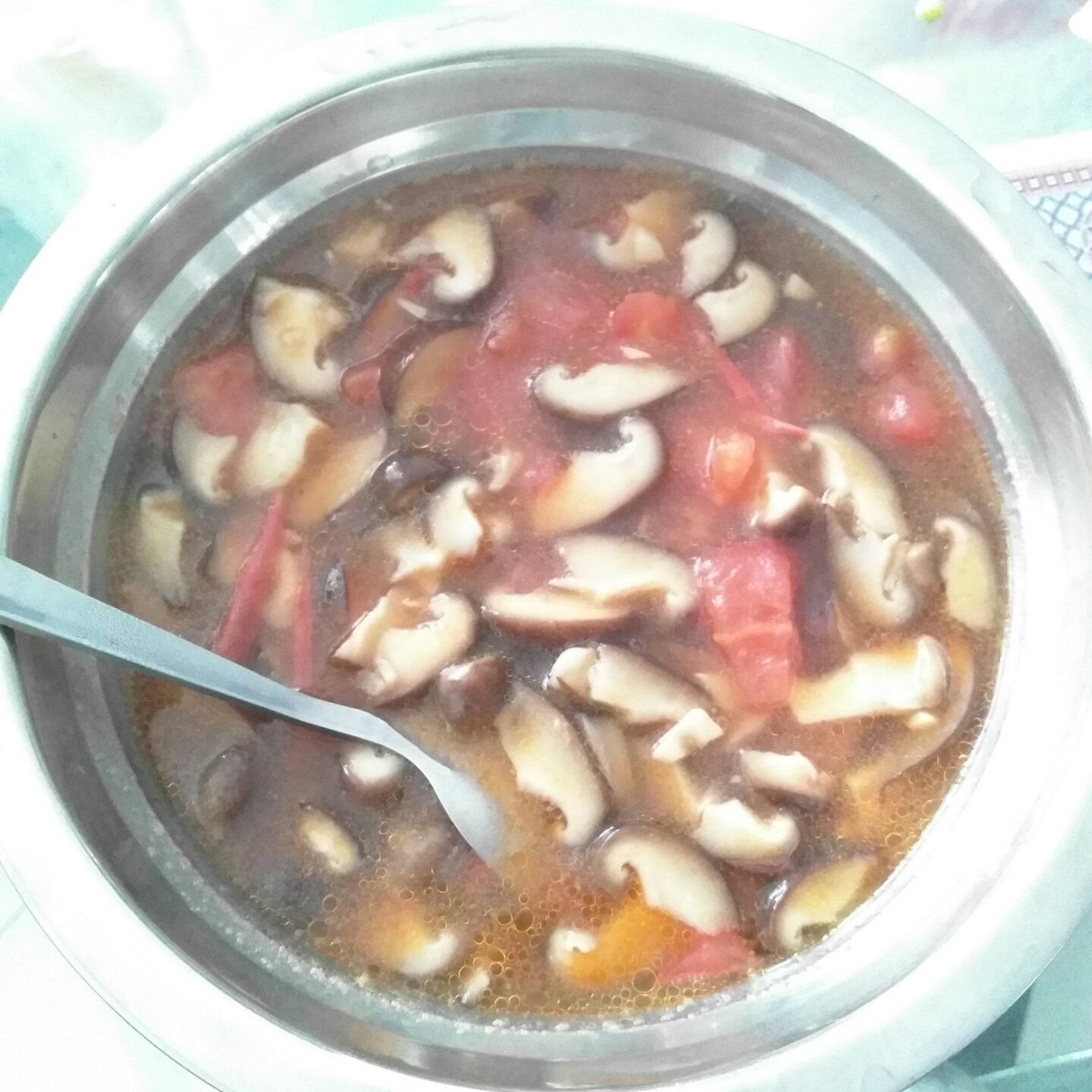 番茄炒香菇