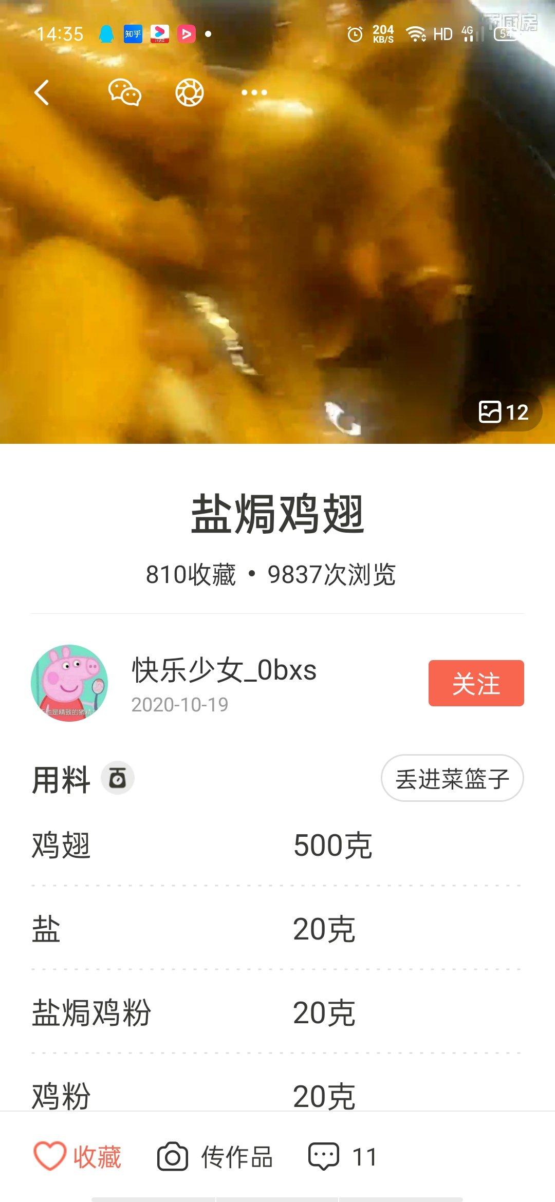 盐焗鸡翅