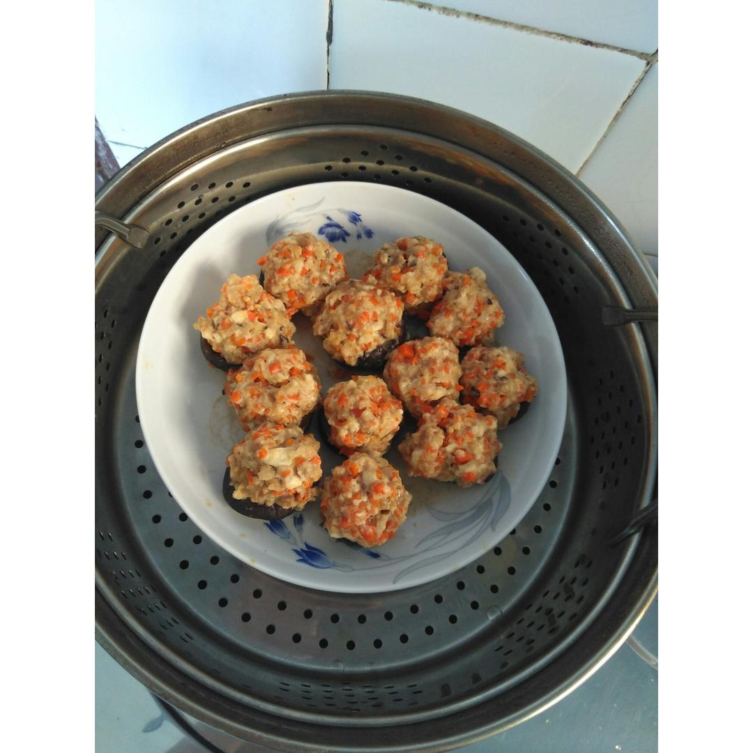 豆腐肉末酿香菇