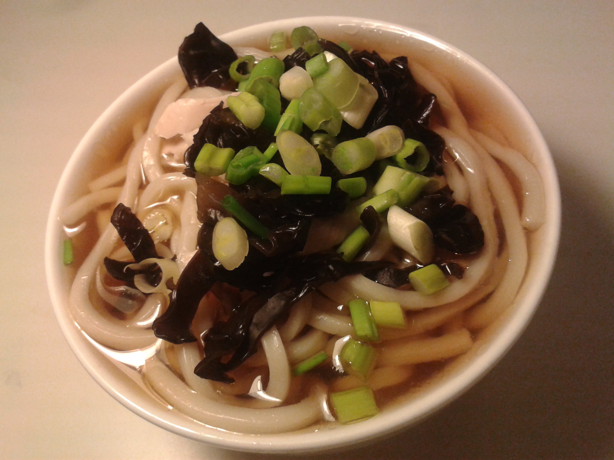 小葱麻油酱油面