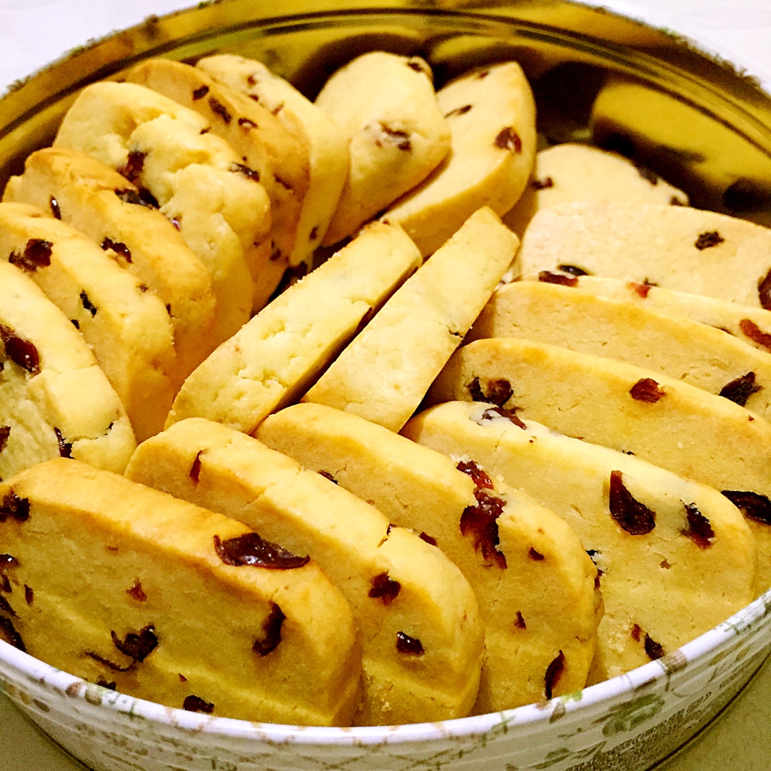 低糖少油版蔓越莓饼干