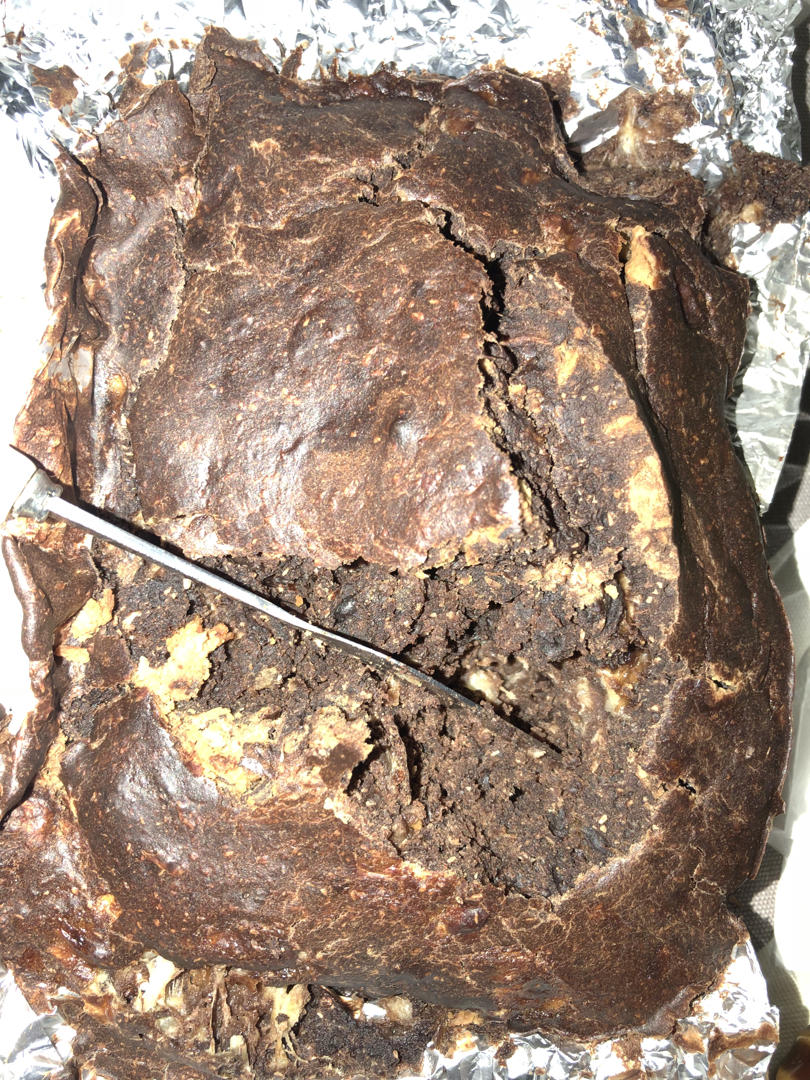 全麦可可香蕉花生酱磅蛋糕（快手面包）｜#Healthymeals# 减脂必撸09