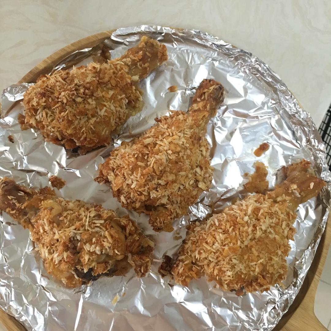 脆皮烤鸡腿