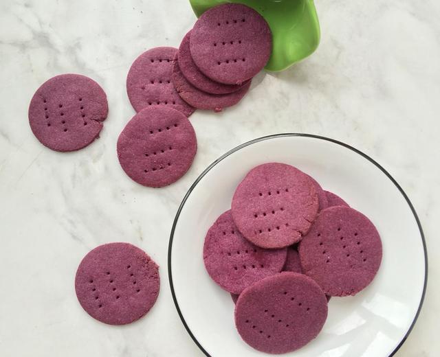 紫地瓜饼干的做法