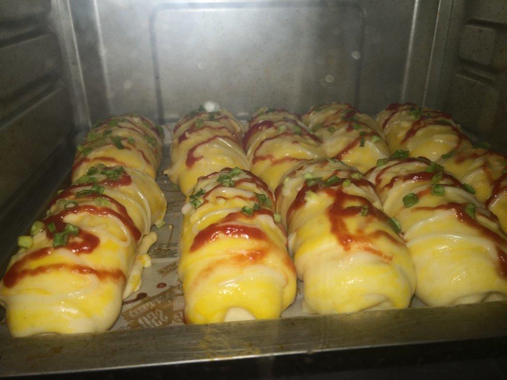 葱香芝士培根面包