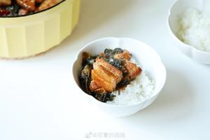北鼎铸铁锅食谱｜梅干菜烧肉的做法 步骤23