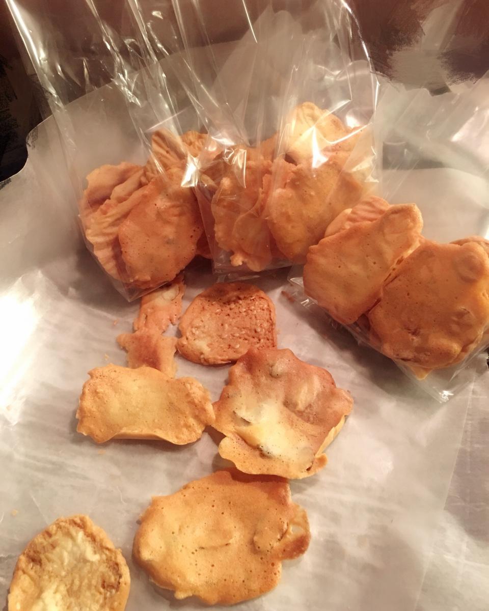 剩余蛋清好去处——杏仁薄饼