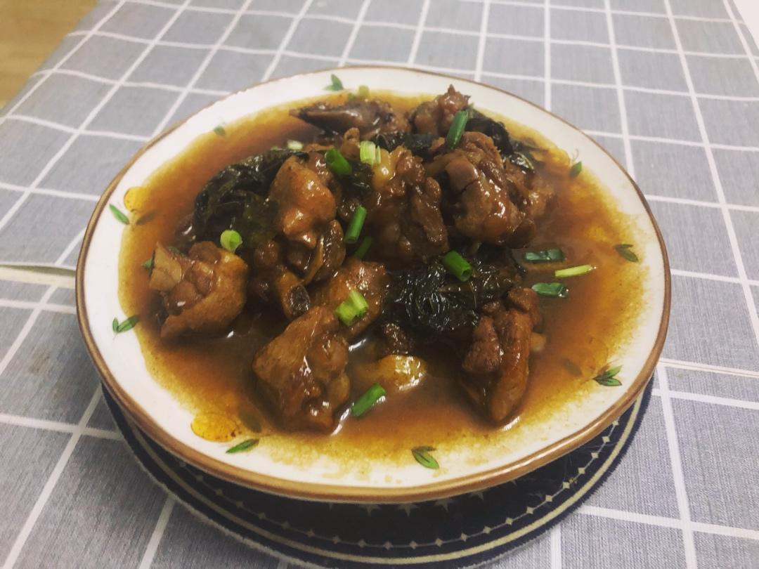 紫苏焖鸭