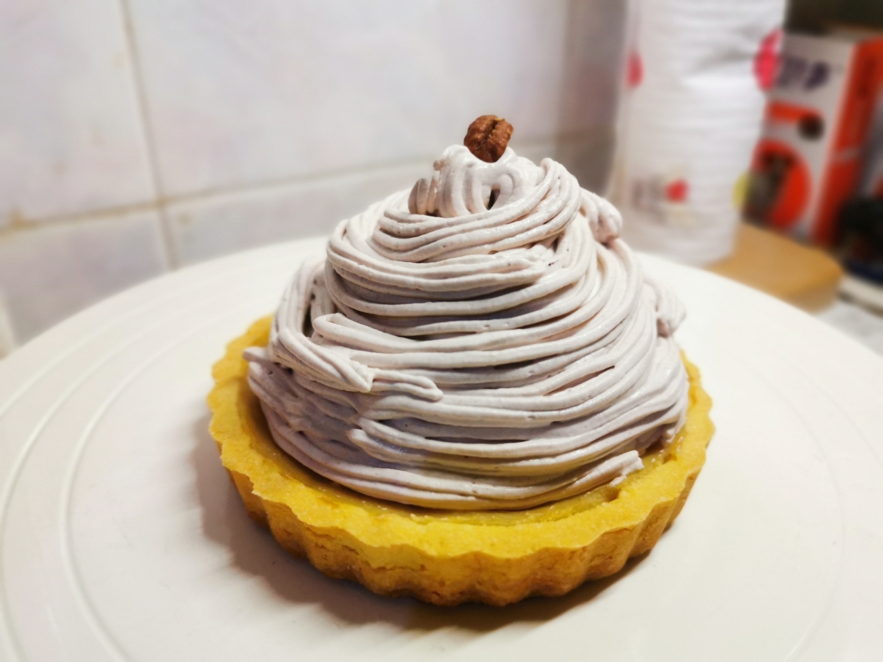 法式经典甜点：蒙布朗栗子塔