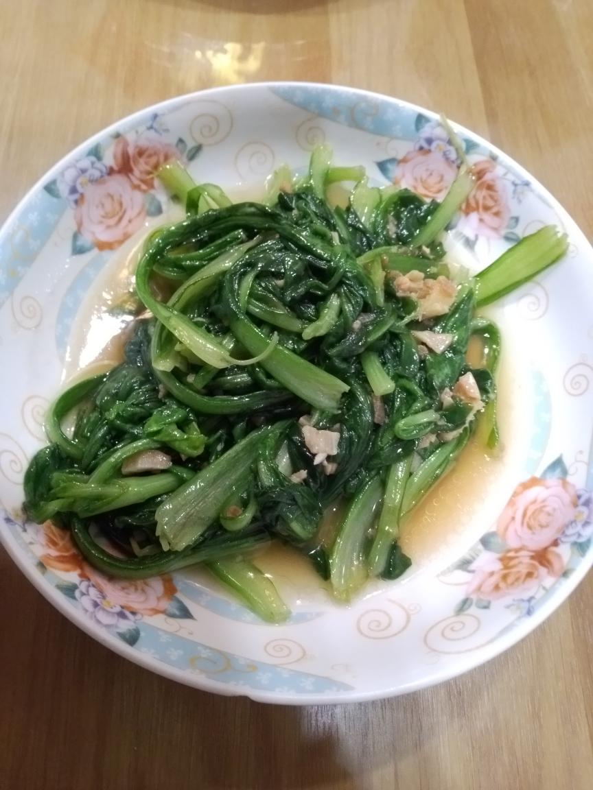 简单的蒜炒青菜