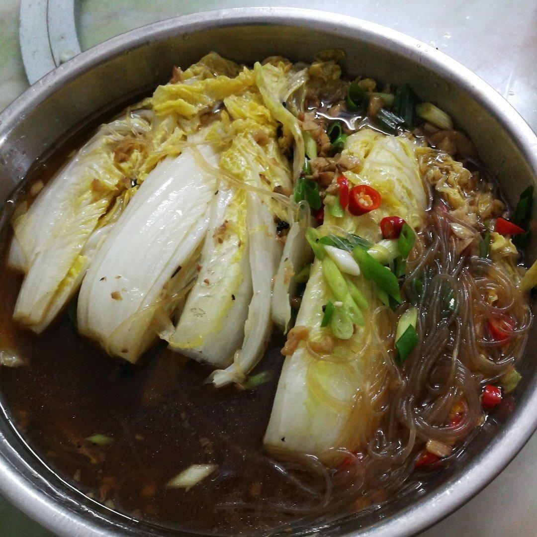 蒜蓉粉丝蒸娃娃菜