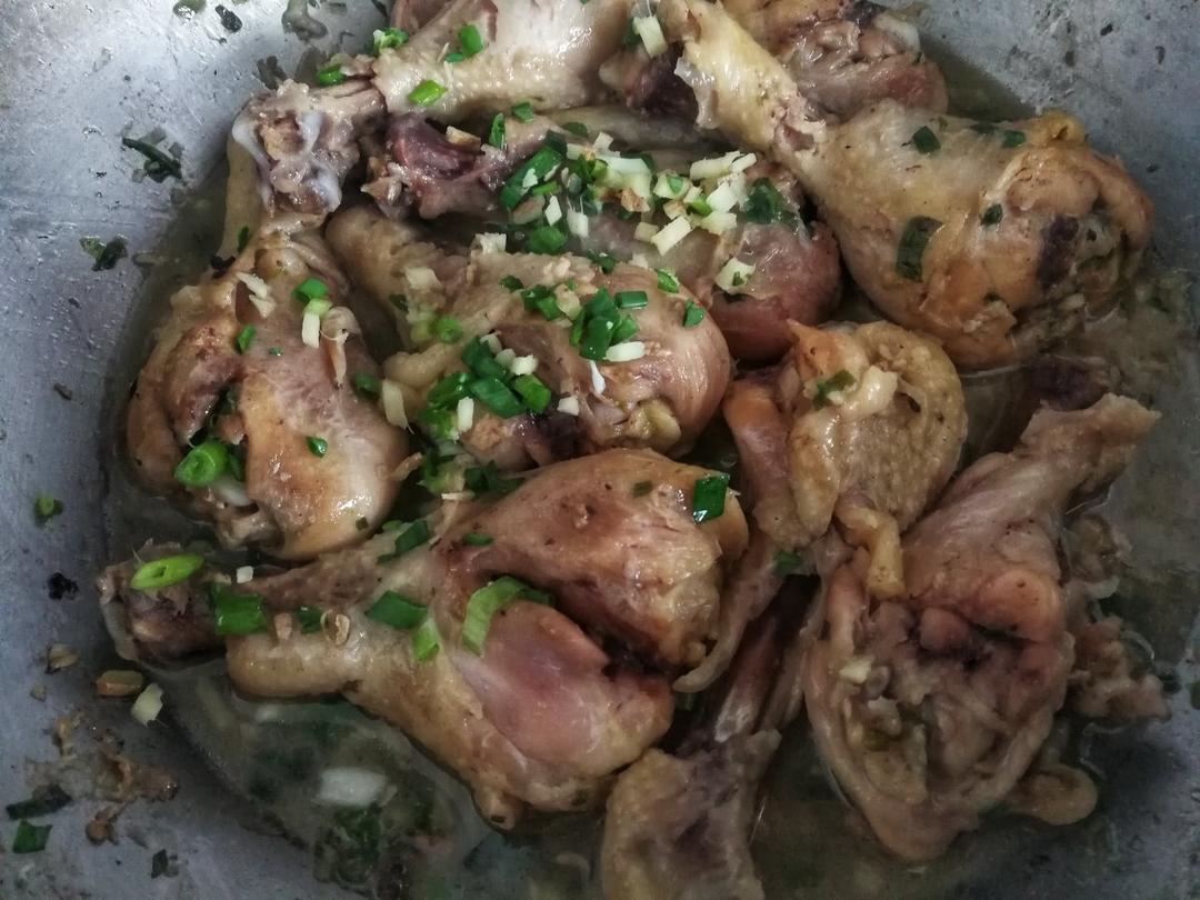 姜葱焗鸡大腿