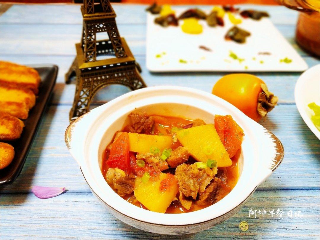 番茄土豆炖牛腩