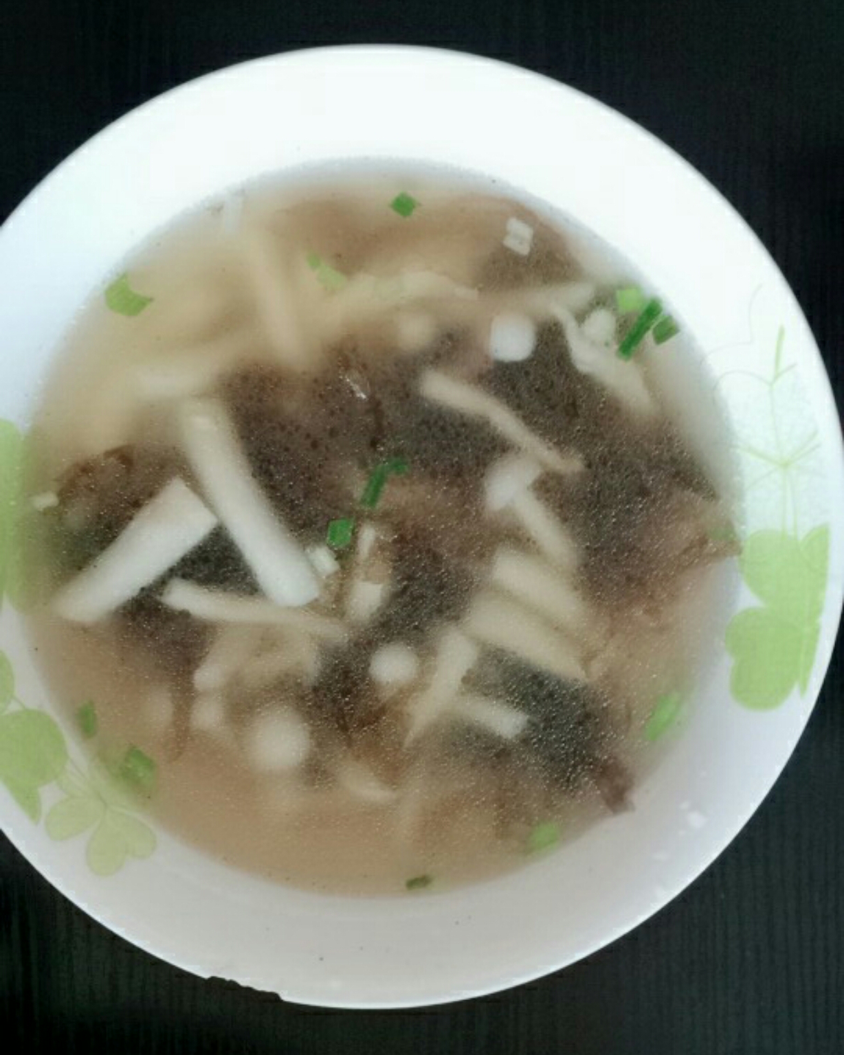 紫菜鲜菇汤的做法