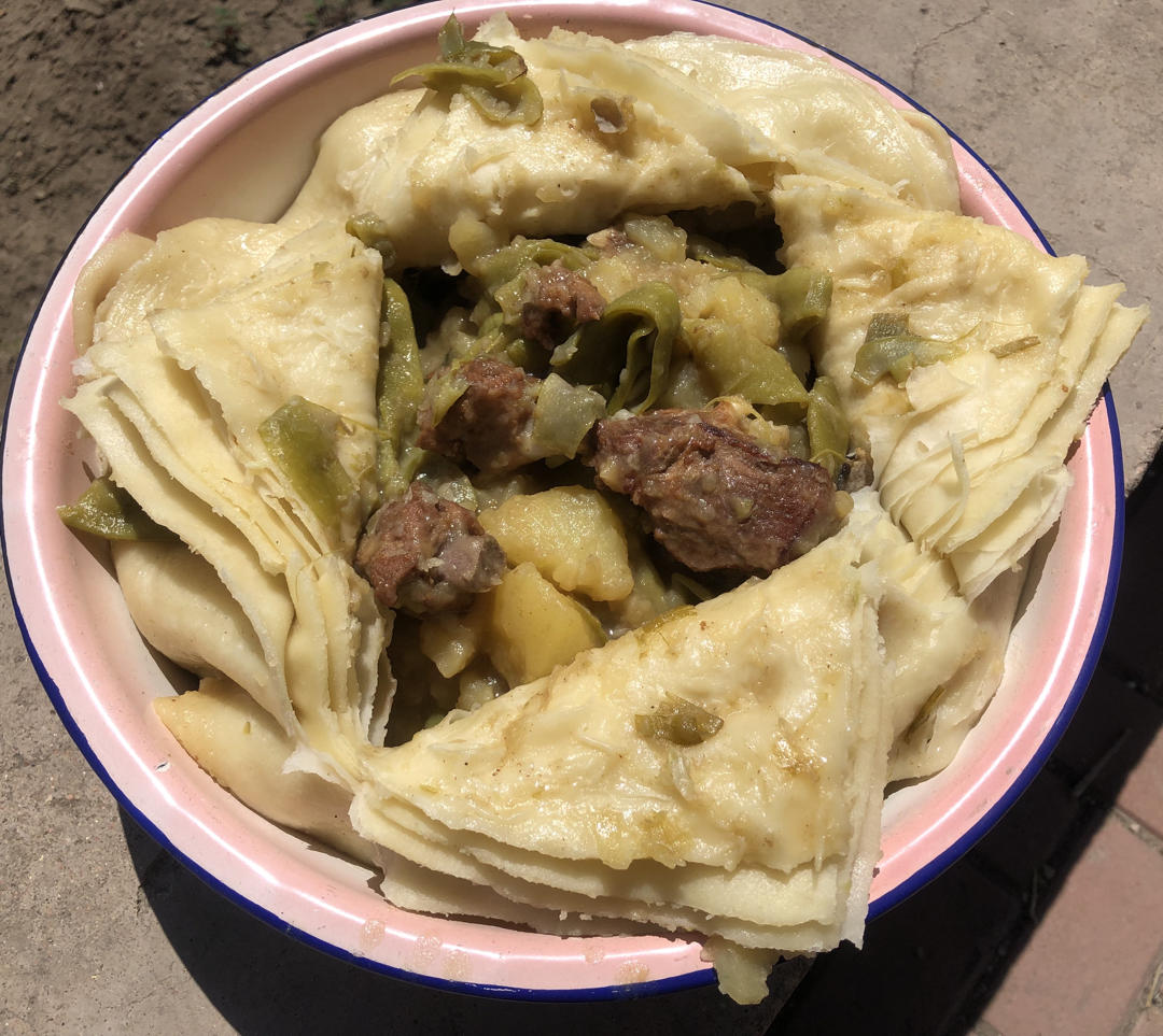 【羊肉焖饼】红焖羊肉与木垒焖饼的爱情结晶
