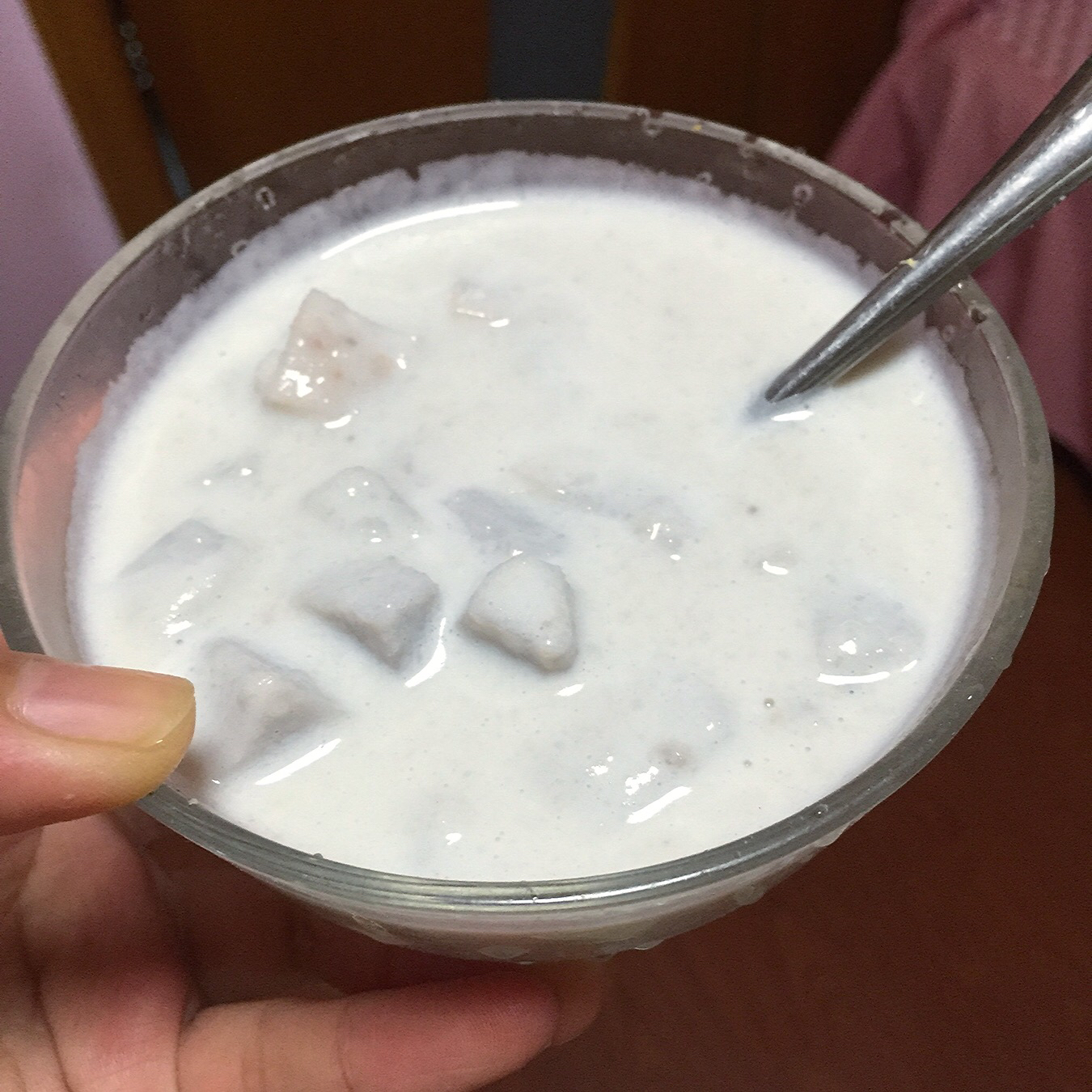 柚子yoko做的奶香芋头糖水