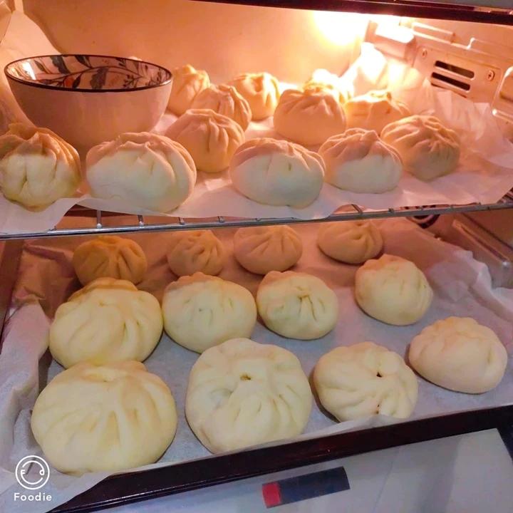 油菜香菇菜包