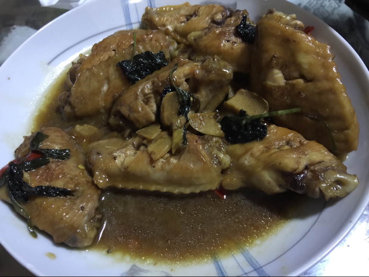 紫苏焖鸡翅