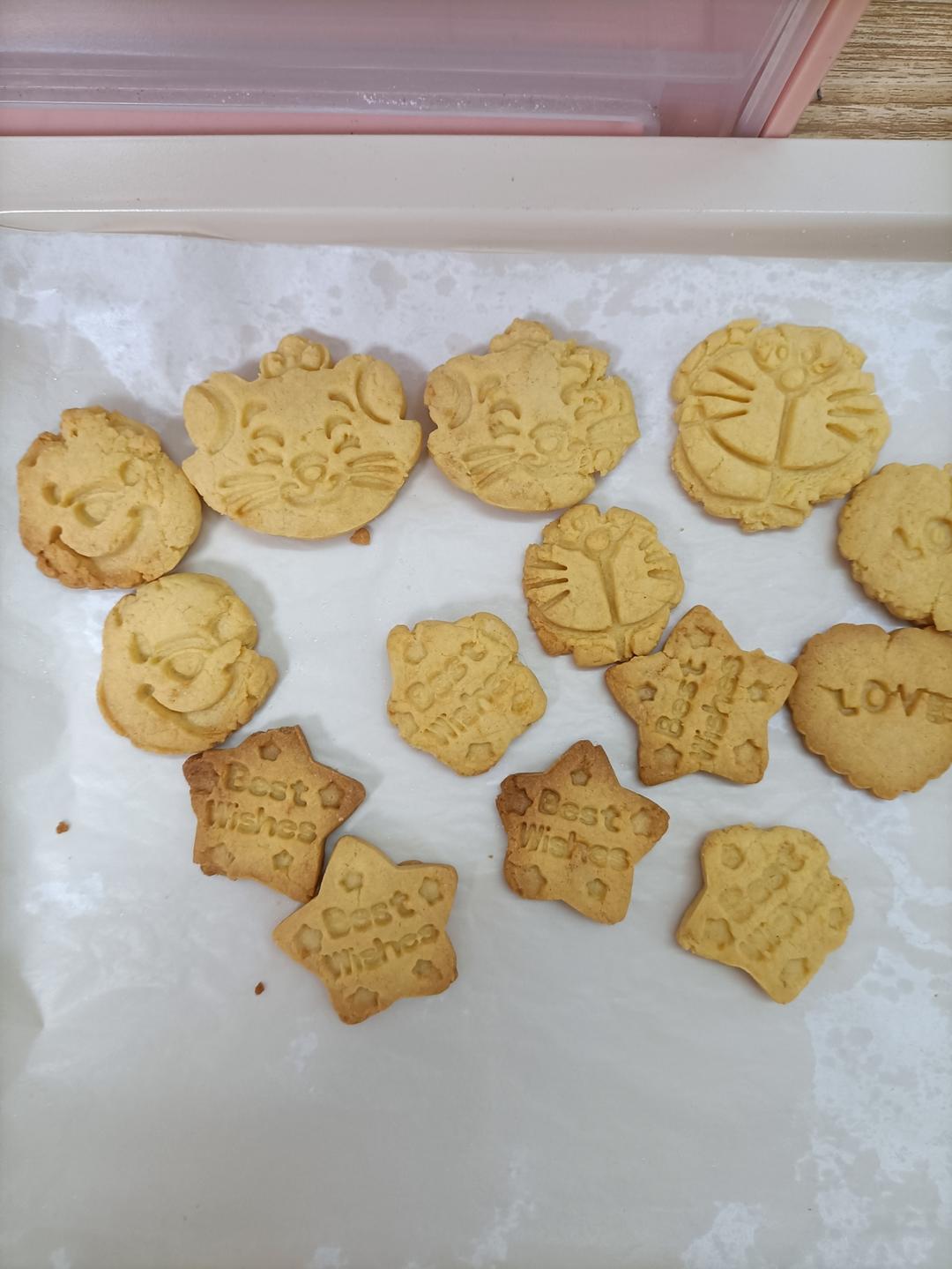 比桃酥好吃的玉米杂粮饼干😋