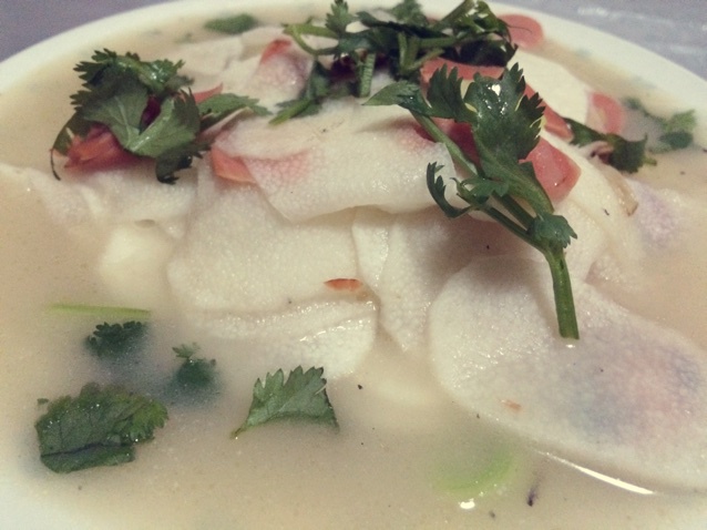肉片炒山药