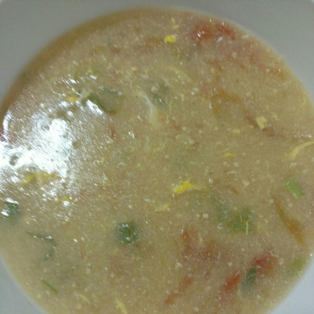黑暗料理hi做的西红柿鸡蛋汤