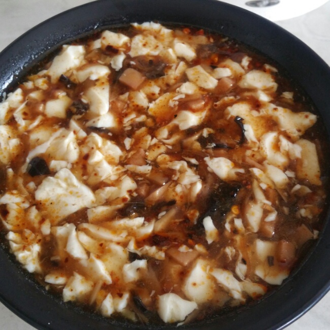 鲜香卤汁豆腐脑