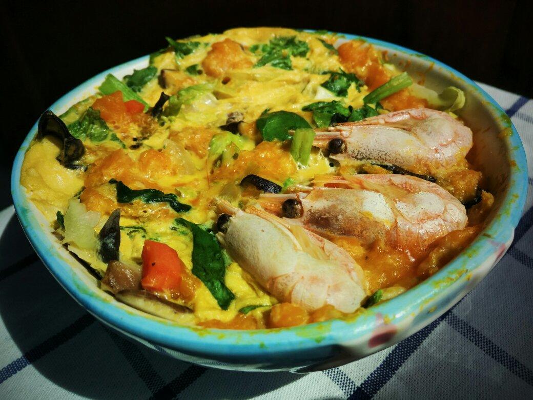 培根西兰花焗南瓜