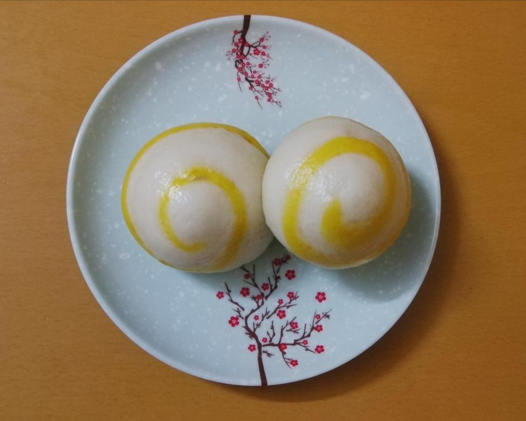 南瓜双色馒头